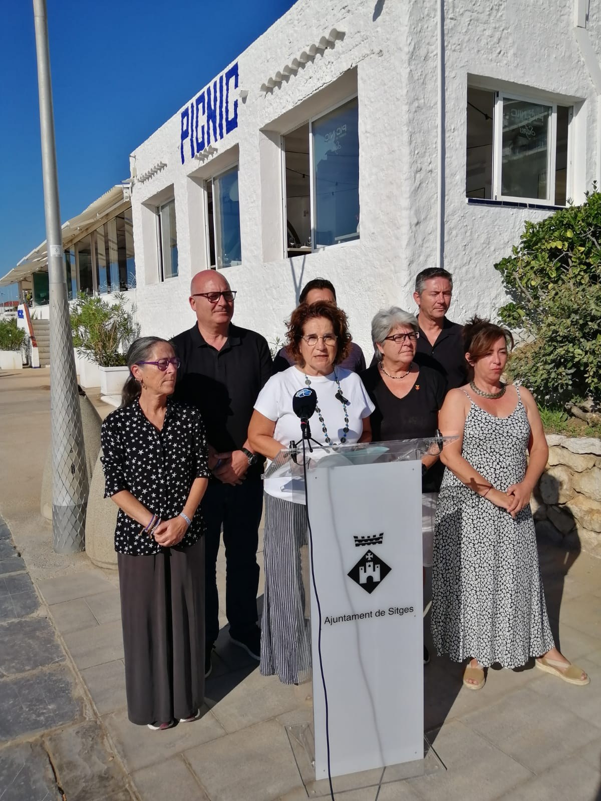 L’Alcaldessa de Sitges reclama a l’Estat participar en la definició del futur de la zona afectada per la recuperació possessòria del Ministeri
