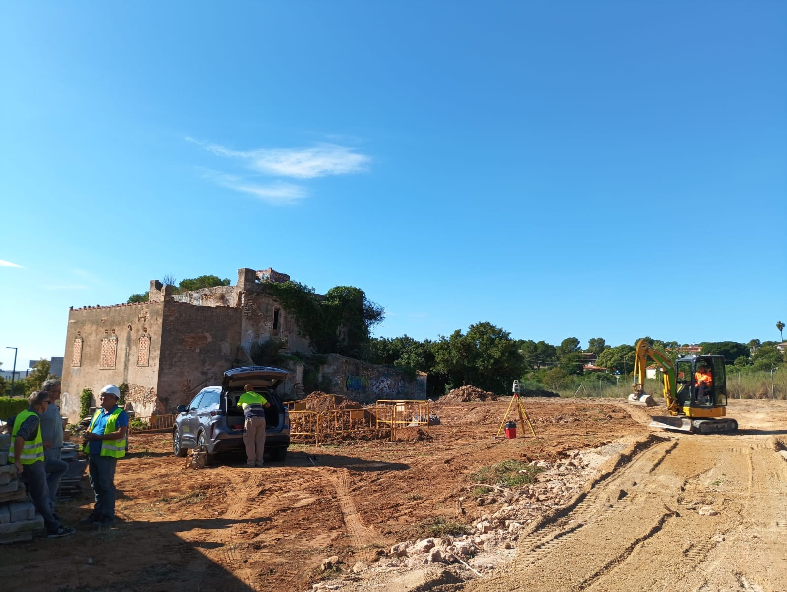 La Masia de Santa Bàrbara comença les obres per transformar-se en un equipament cultural i esportiu
