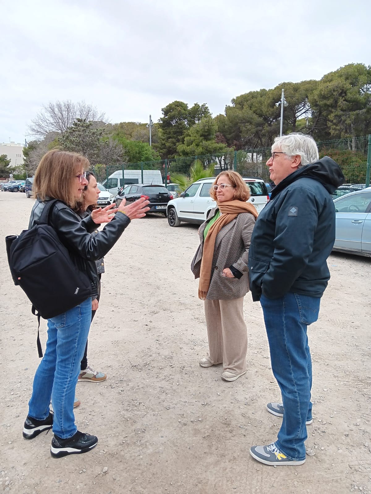 Visita als terrenys per al nou CAP de Sitges