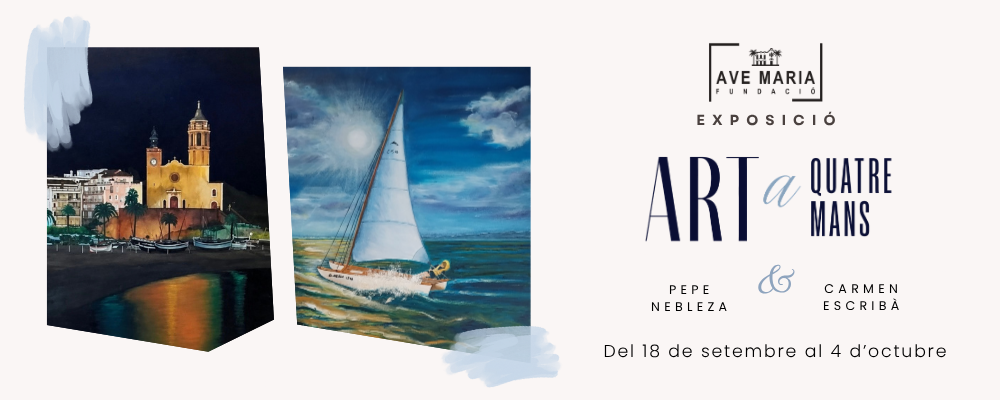 'Art a quatre mans', dues trajectòries artístiques al voltant de Sitges i el mar