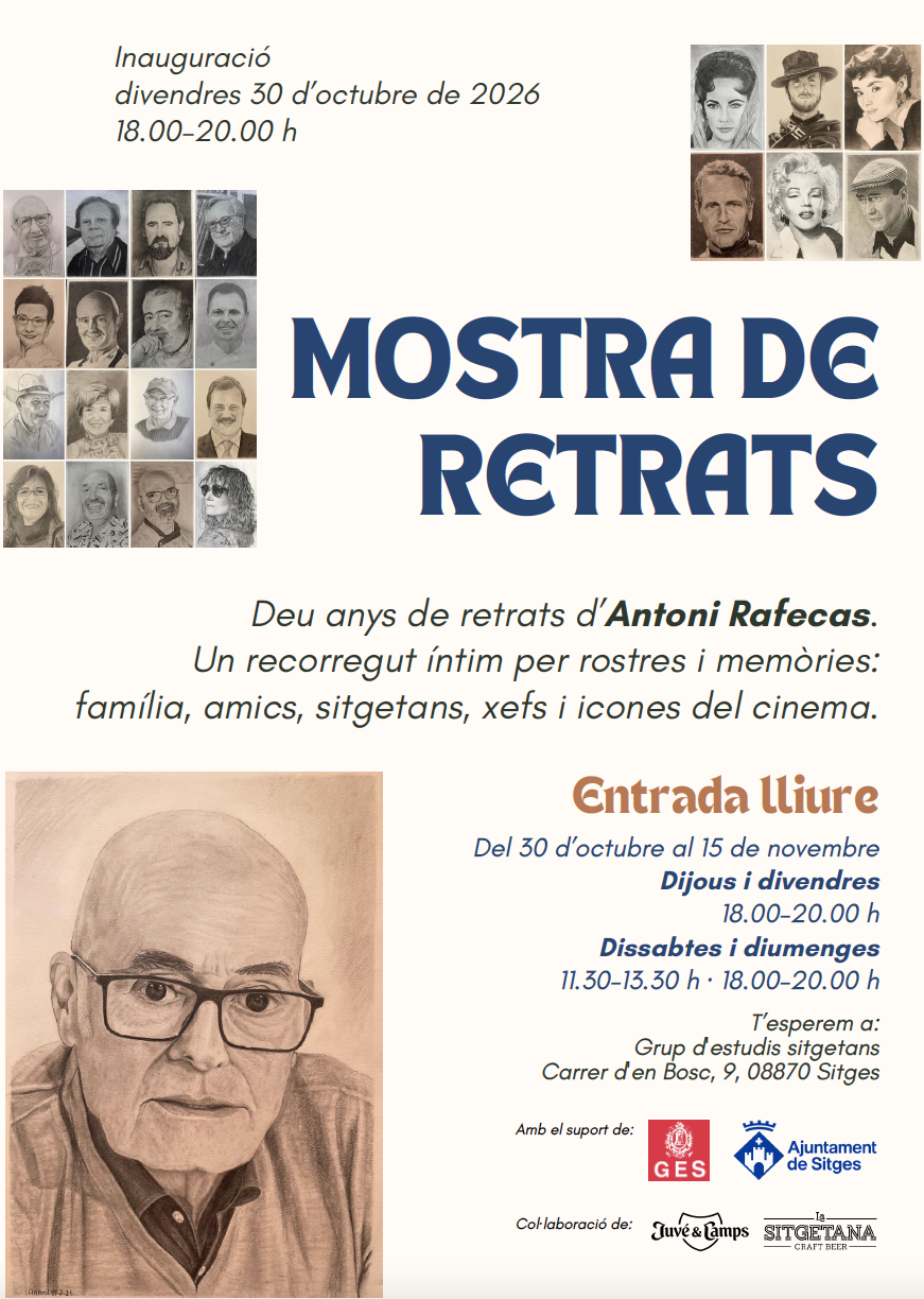 Inauguració de l'exposició 'Mostra de retrats', d'Antoni Rafecas
