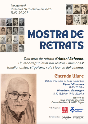 Inauguració de l'exposició 'Mostra de retrats', d'Antoni Rafecas