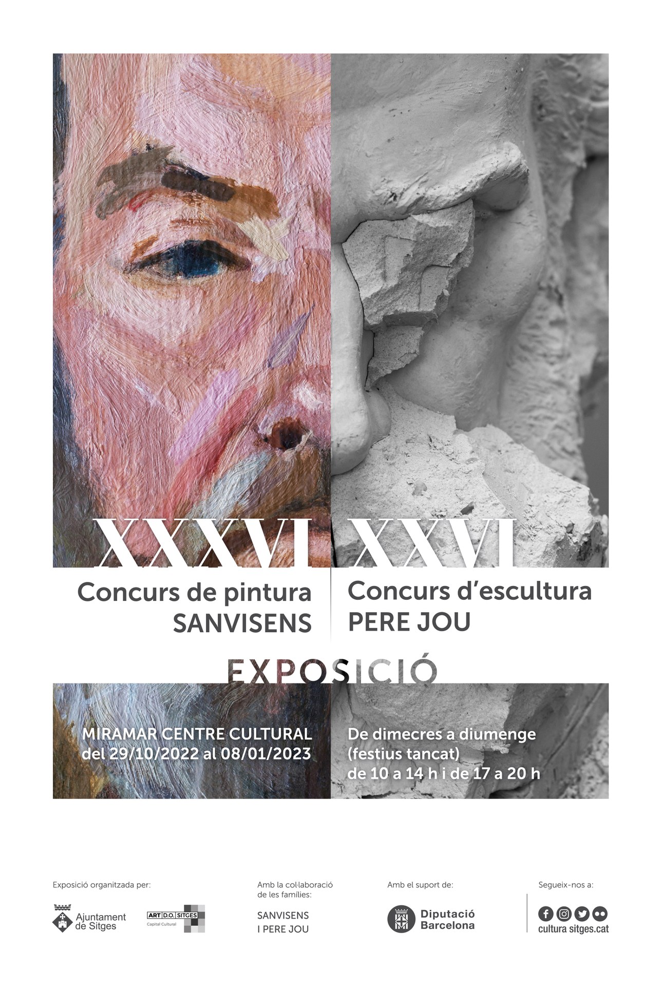 Alejandro Martínez guanya el Concurs de pintura Sanvisens i Rayda Maria Guzmán el d’escultura Pere Jou