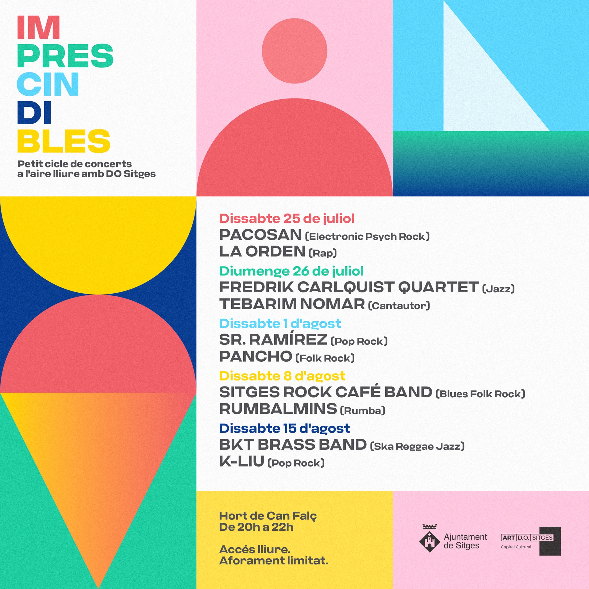 El Cicle de concerts ‘Imprescindibles amplia un dia més i incorpora les actuacions de K-liu i BKT Brass Band