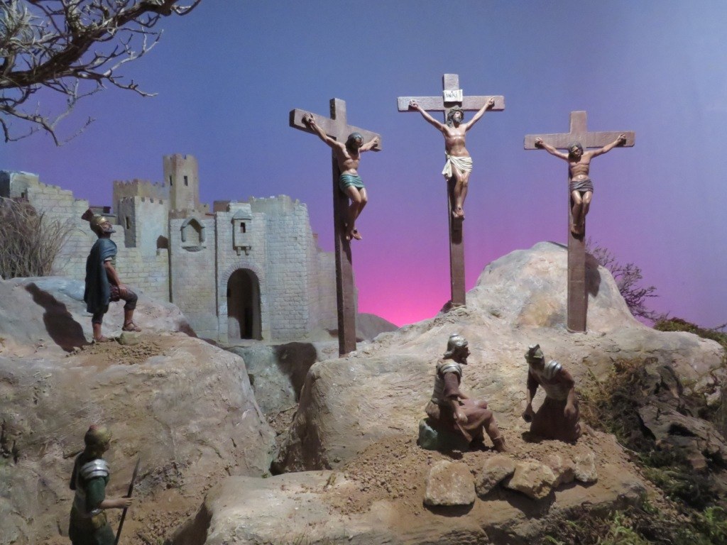 El Grup Pessebrista de Sitges ofereix una mostra virtual de diorames de Calvari
