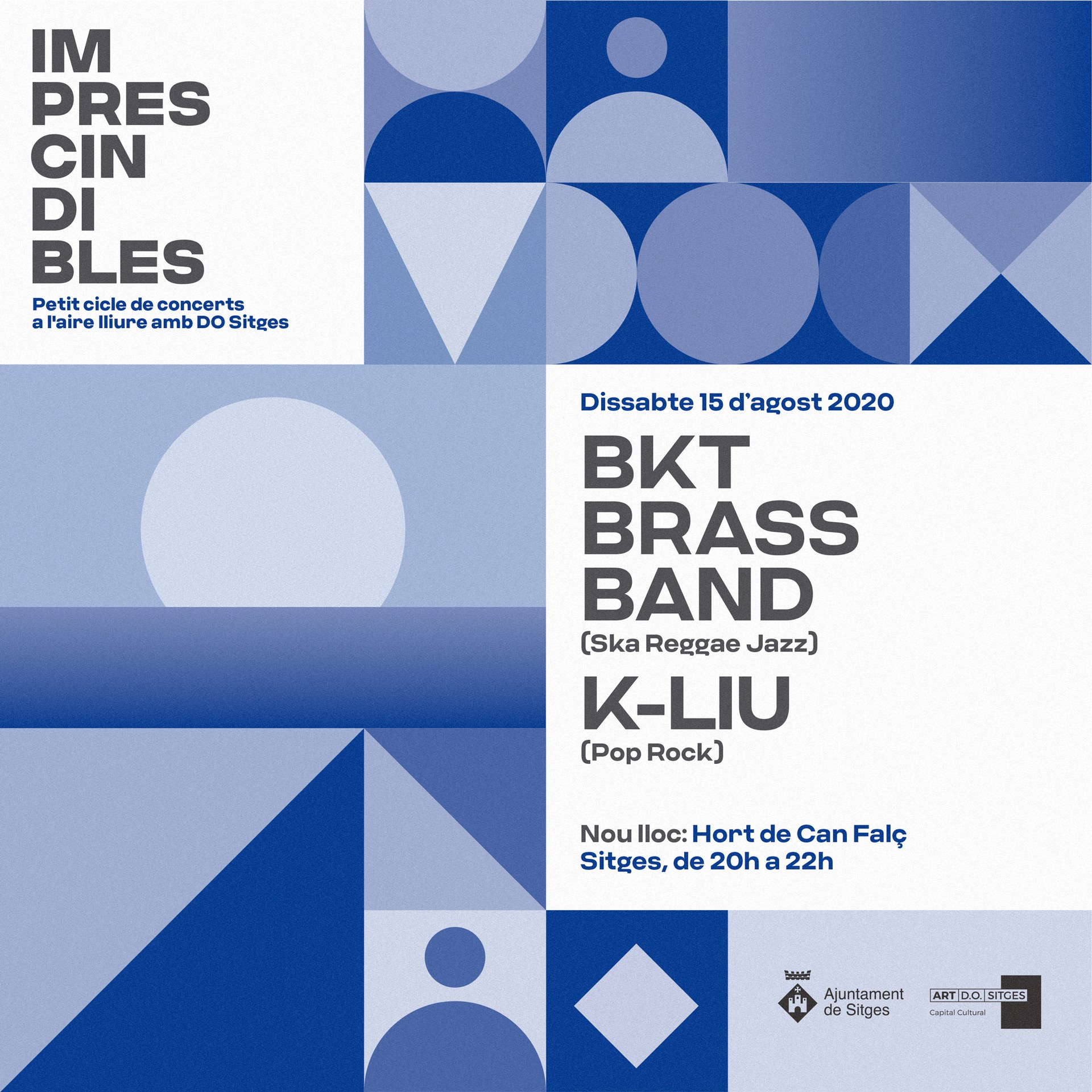 Els grups K-LIU i BKT Brass Band clouran aquest dissabte el cicle ‘Imprescindibles’ a l’Hort de Can Falç