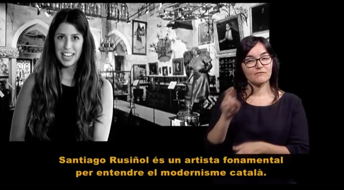 Els Museus de Sitges incorporen per primer cop la llengua de signes en un projecte audiovisual