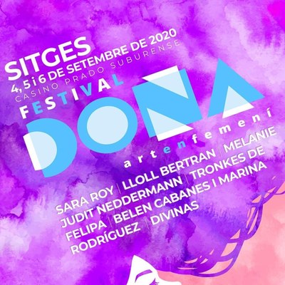 Cartell del Festival Dona-Art en femení
