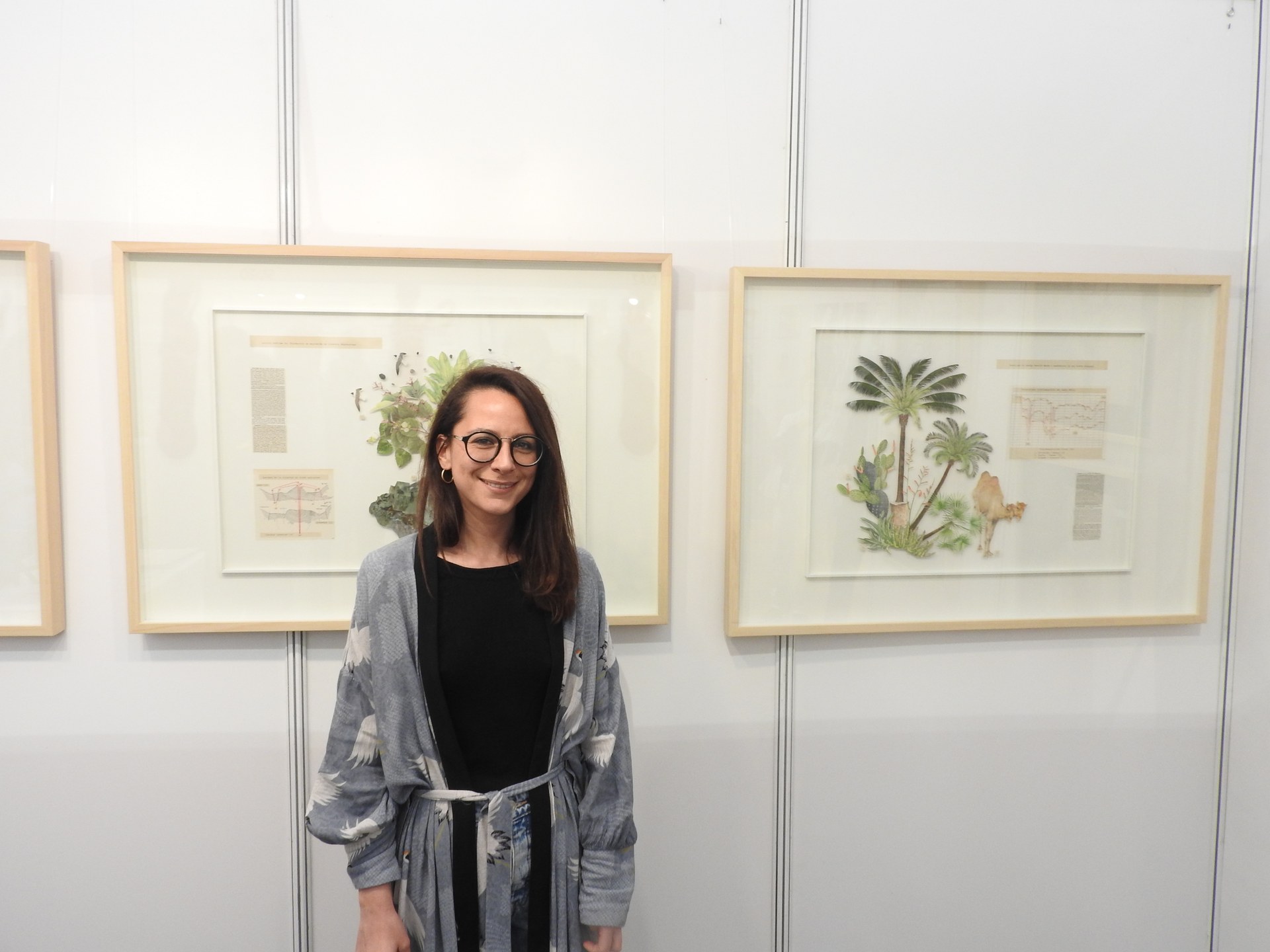 Premi a l’artista de la Fira d’Art, Marta de los Pájaros.
