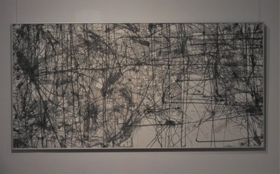 Obra guanyadora del concurs Sanvisens ‘Neoliberalismo, desmemoria y gentrificación’, de Jorge Alba Arias.