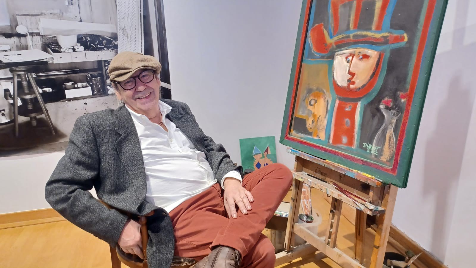 L’artista Isidre Marcet ofereix el 26 d’abril una visita guiada per l’exposició Un món nou. De la foscor a la llum