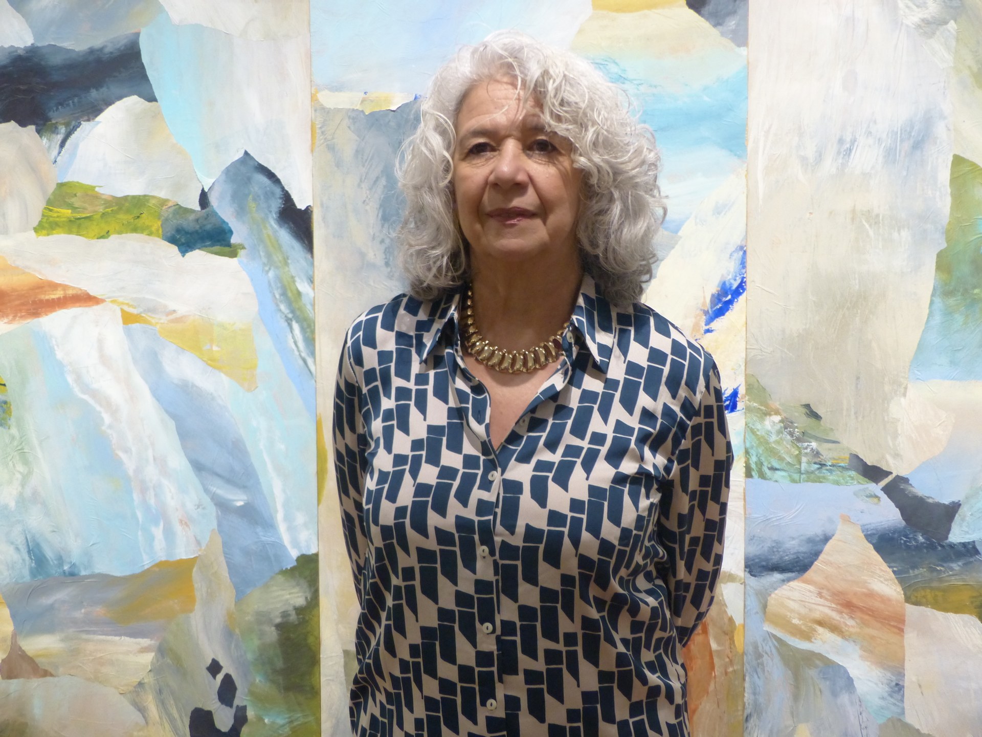 L’artista Rayda Guzmán fa dialogar pintura i escultura a la mostra ‘Punt d’inflexió’