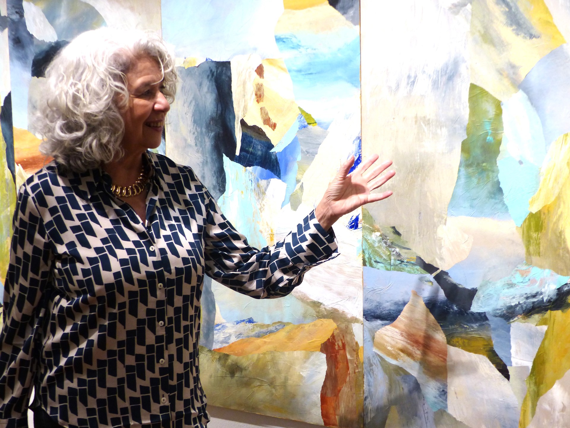 L’artista Rayda Guzmán oferirà aquest dissabte una visita guiada a l’exposició ‘Punt d’inflexió’