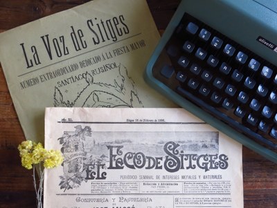 L'Eco de Sitges i 'La voz de Sitges'.JPG