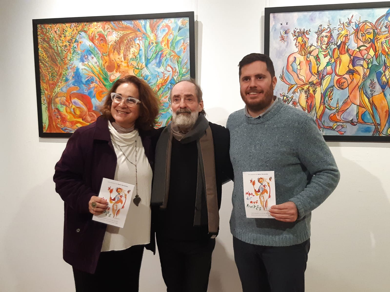 L’exposició de Genís Hernández sedueix pel seu estil figuratiu i expressionista al Miramar-Centre Cultural