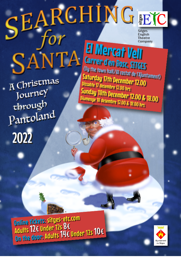 La companyia Sitges ETC proposa l’espectacle nadalenc ‘Searching for Santa’ per veure amb la família