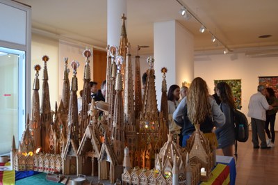 Obra de l'exposició d'art responsable Sitges ReciclArt 2019