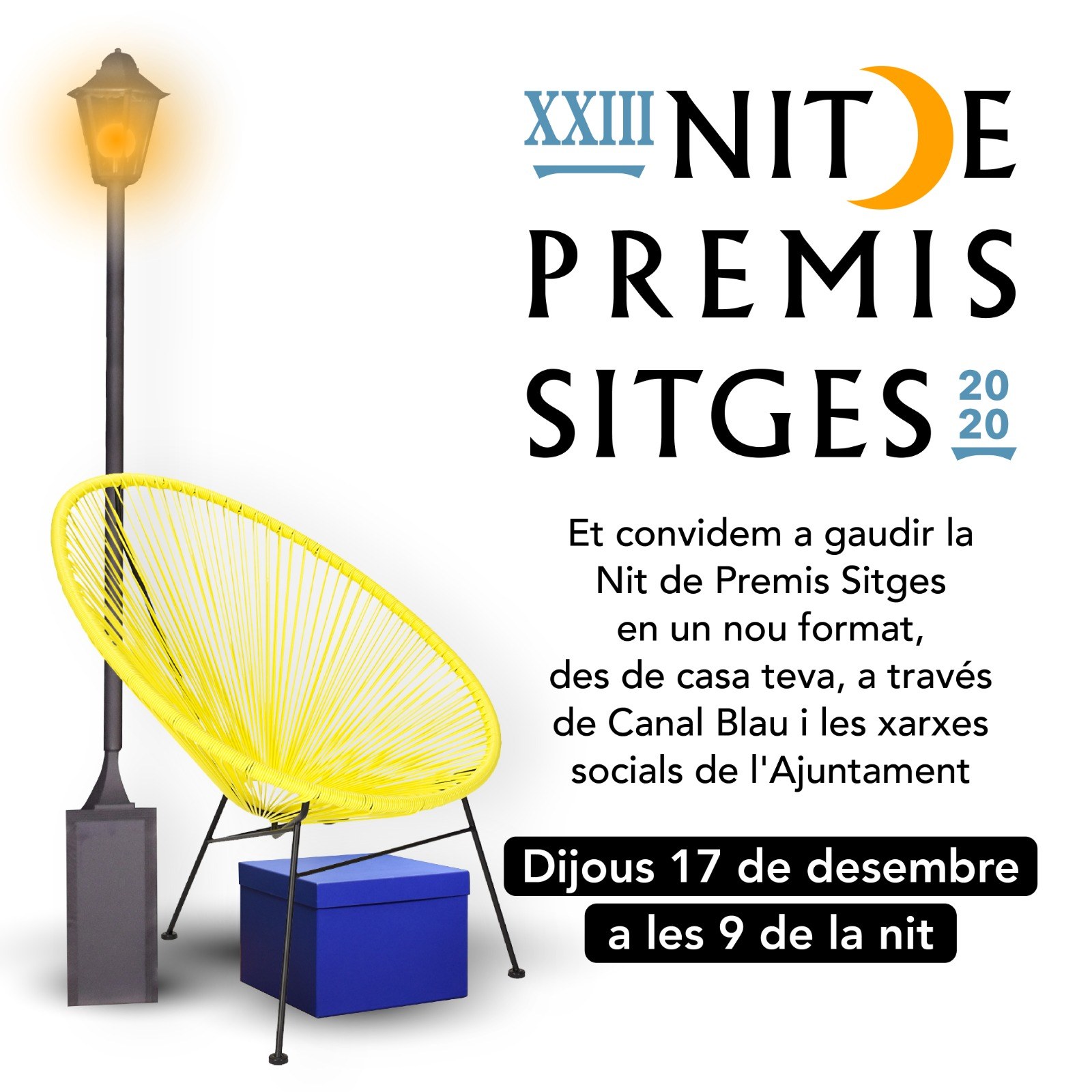 La Nit de Premis Sitges se celebrarà dijous a través d’un programa especial