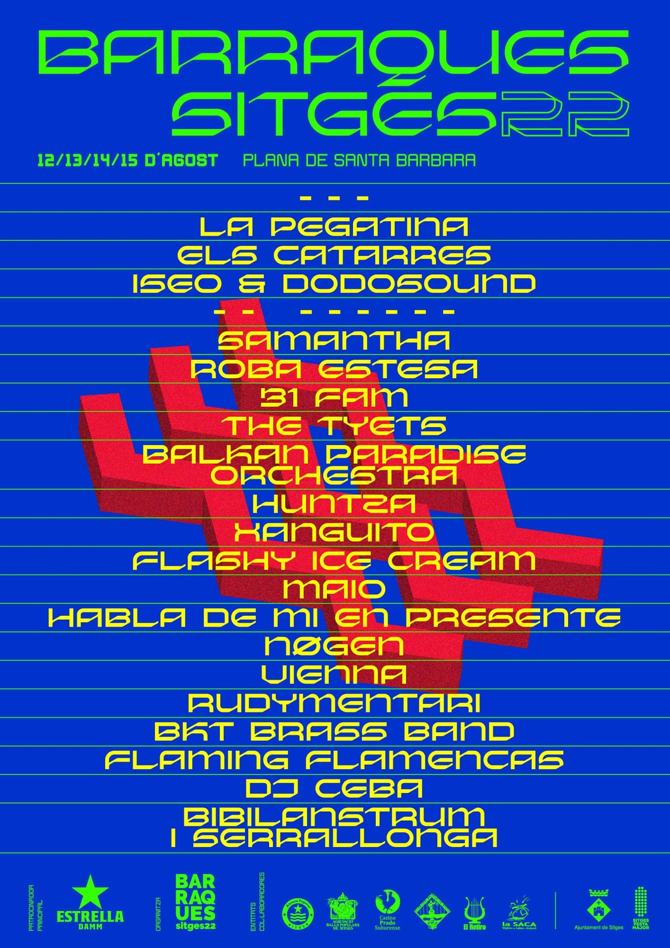 Les Barraques de Sitges presenten el cartell complet del 2022