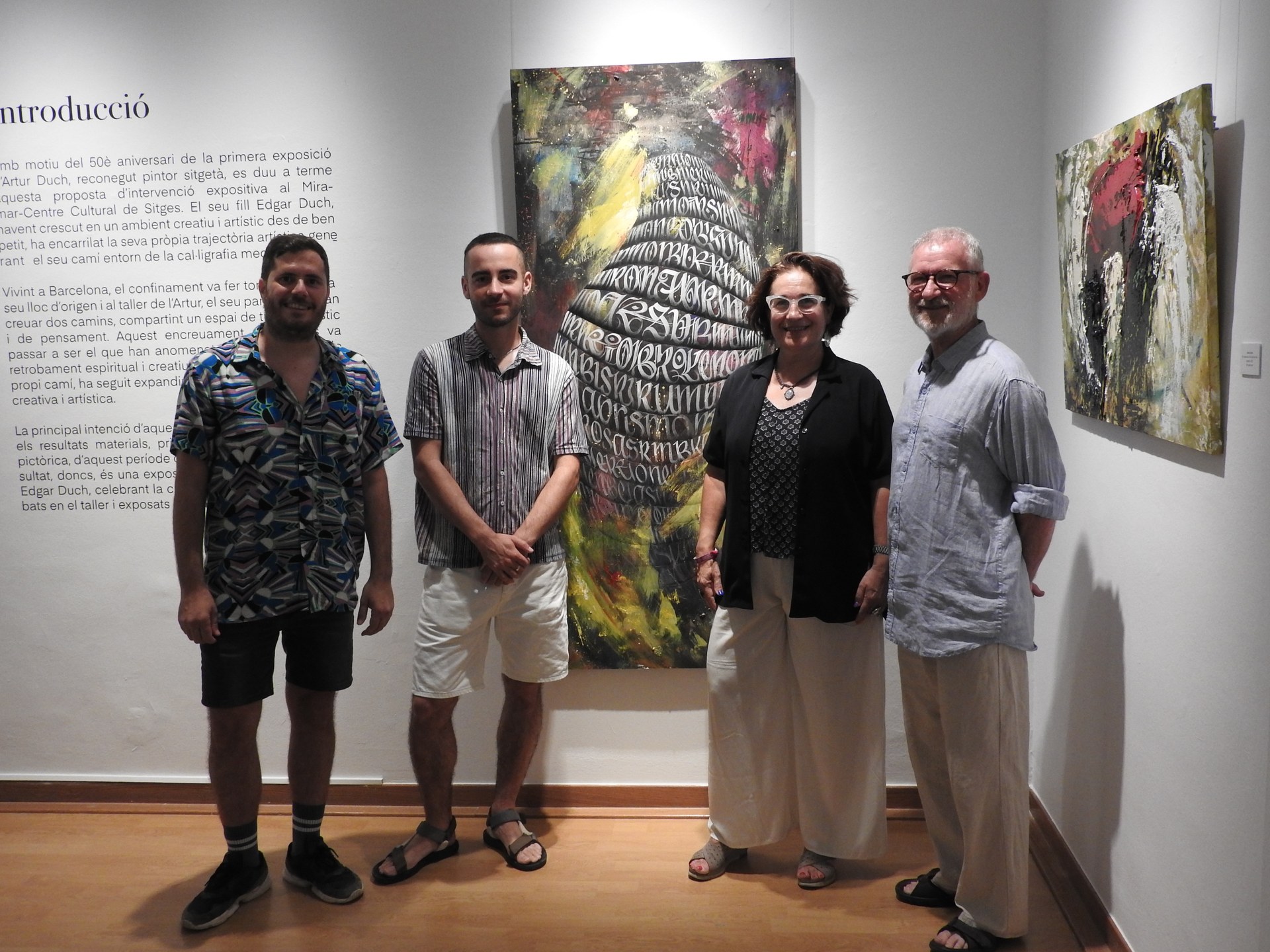 Les obres dels artistes sitgetans Artur Duch Puig i Edgar Duch Miret dialoguen al Miramar-Centre Cultural