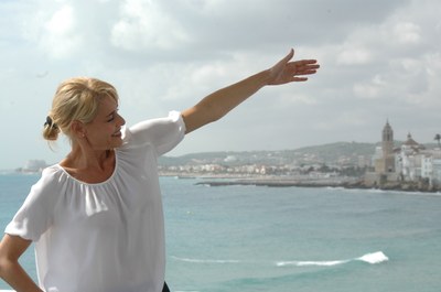 Belén Rueda al Festival de Cinema del 2008 quan va presentar El Orfanato.JPG