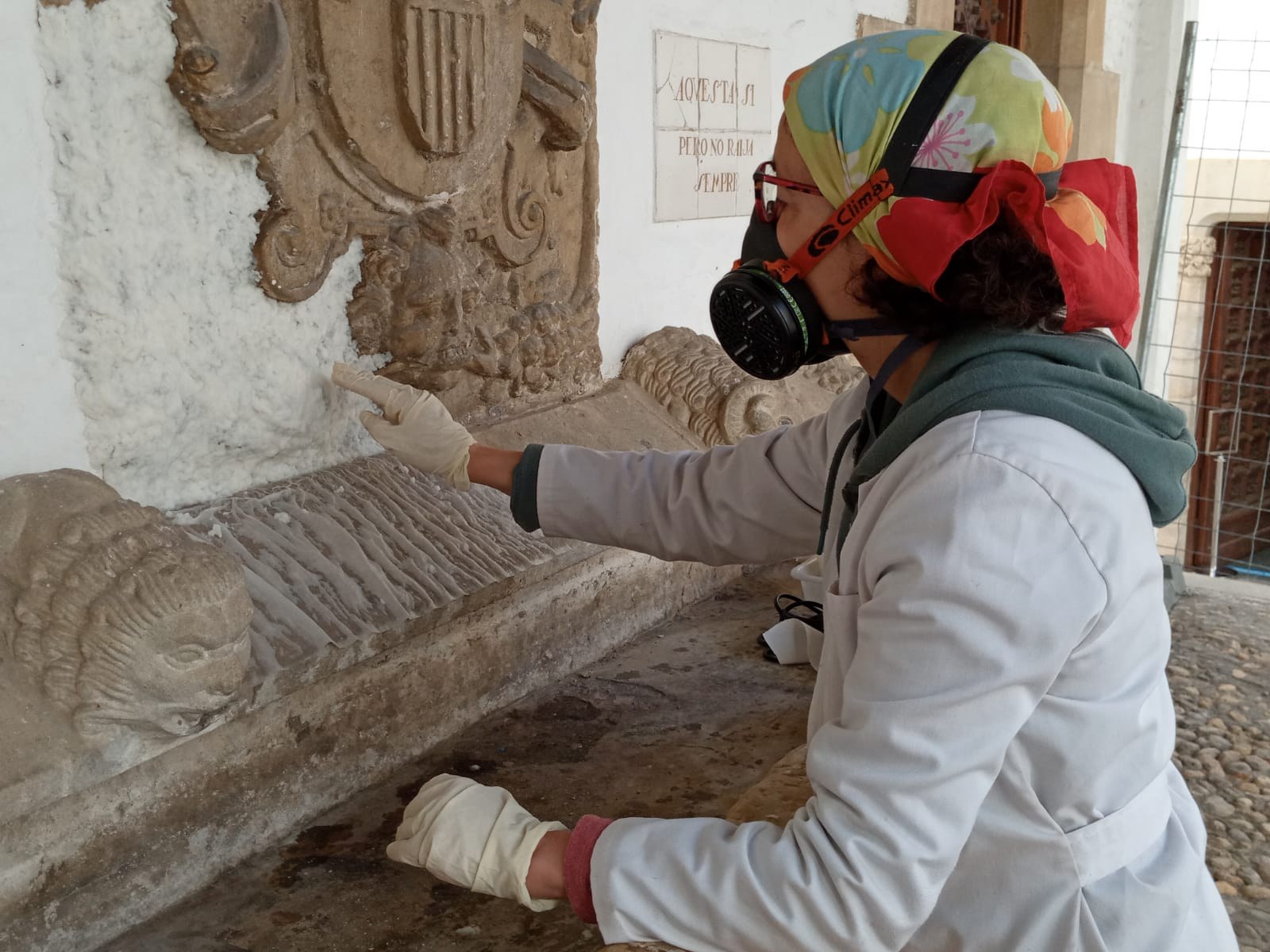 S’inicien les tasques de conservació i restauració del sarcòfag paleocristià i elements del l’entorn del Racó de la Calma