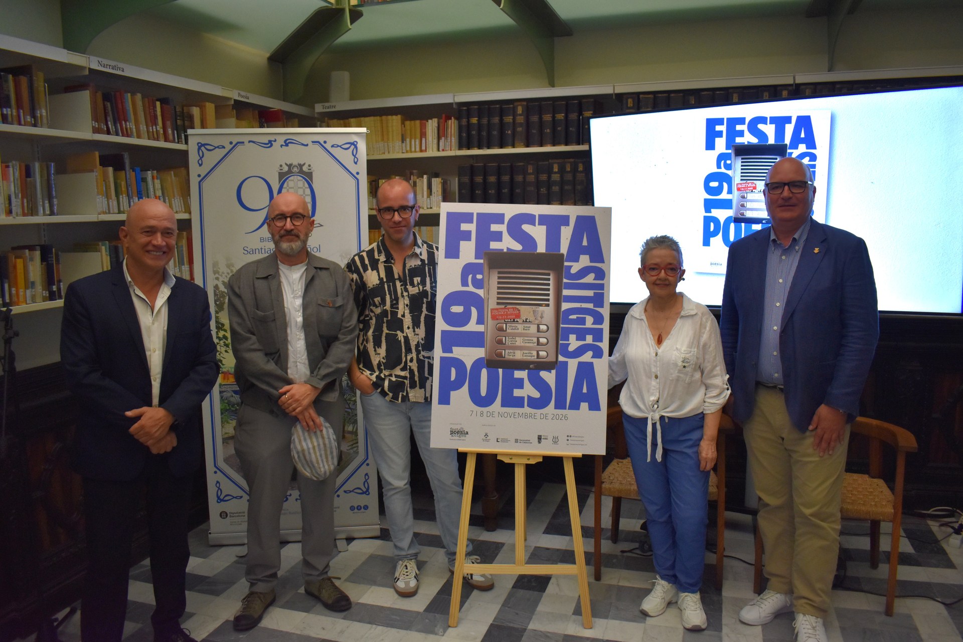 Sitges homenatja sis poetes en la 19a Festa de la Poesia