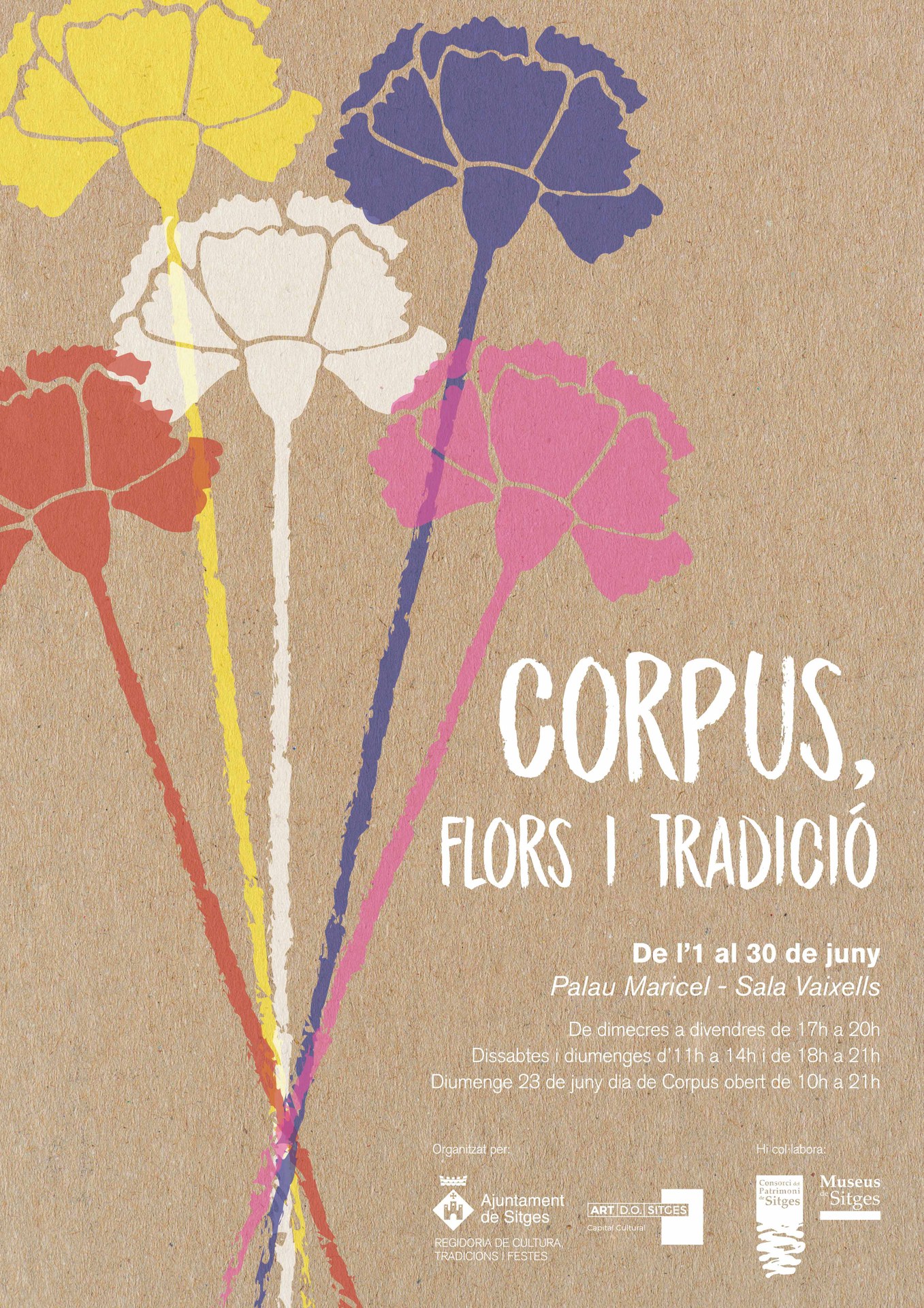 La inauguració de la mostra tindrà lloc el proper dissabte 1 de juny a les 19 hores, a la Sala Vaixells del Palau Maricel