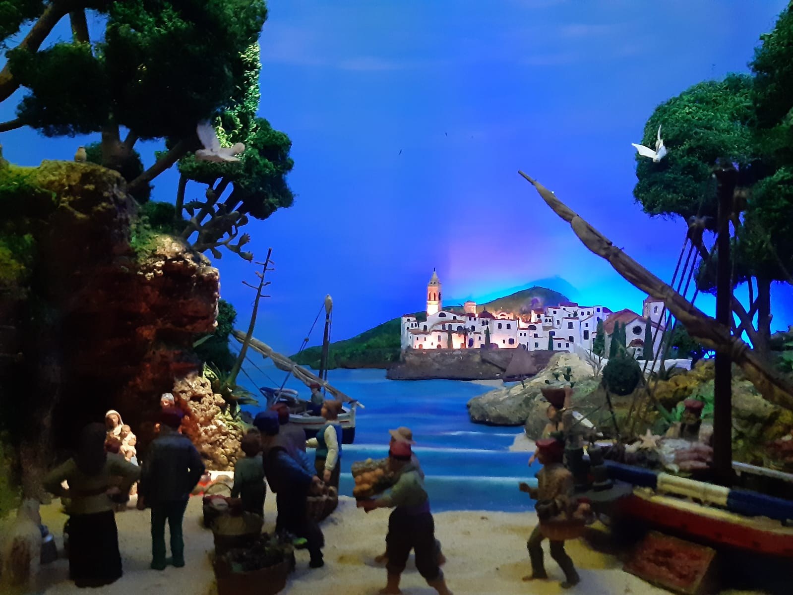 Sitges manté la tradicional exposició de diorames per Nadal