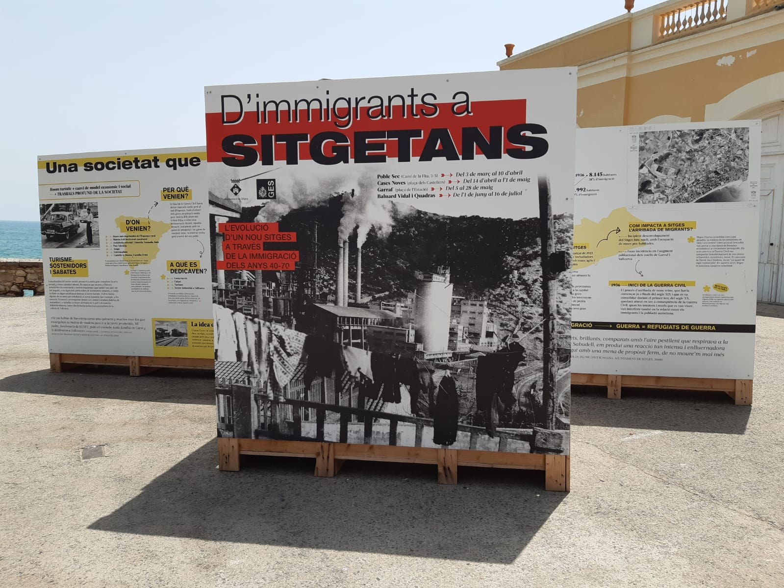 Últims dies de l’exposició itinerant “D’Immigrants a Sitgetans”