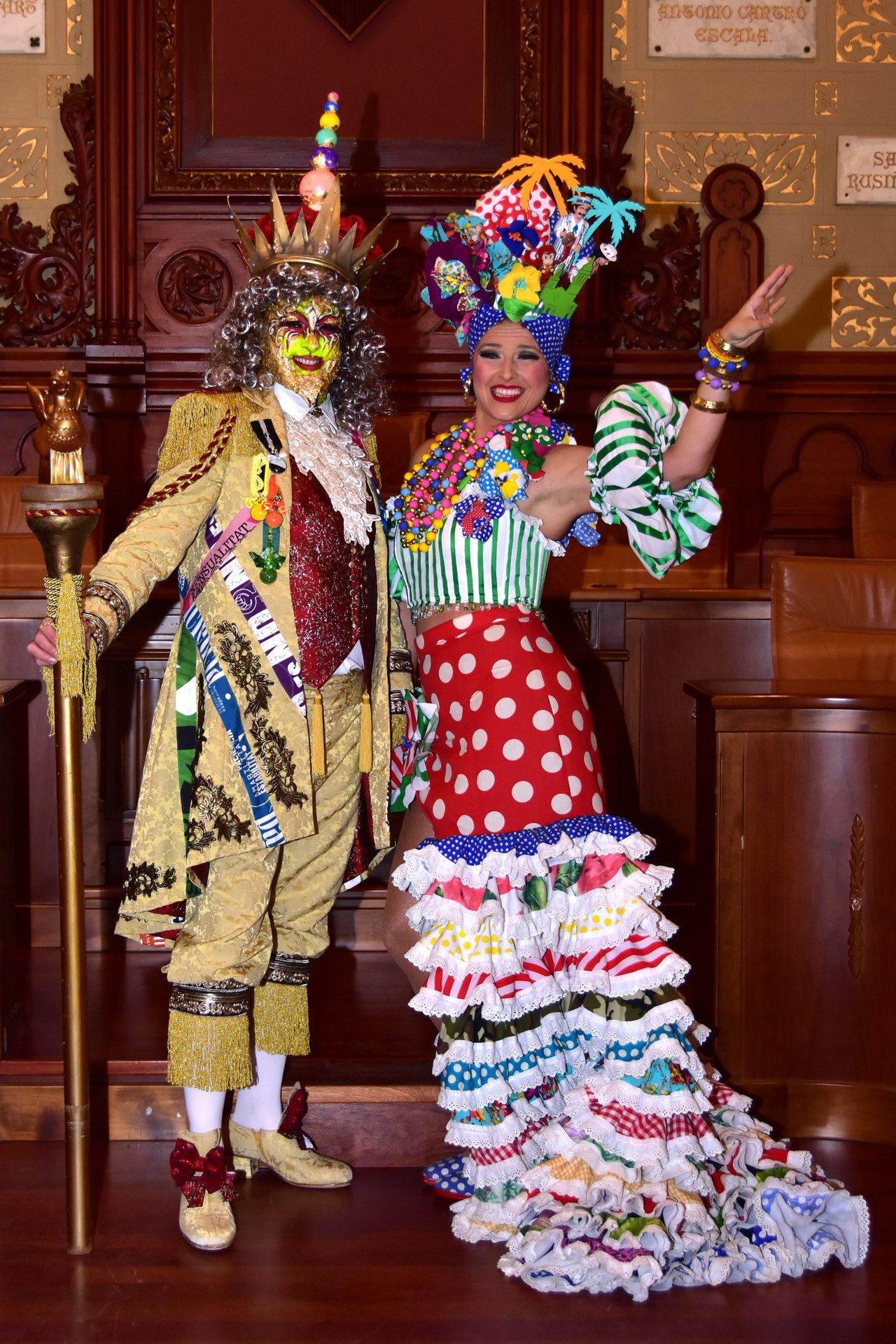 Sa Majestat Carnestoltes i la Reina del Carnaval 2019