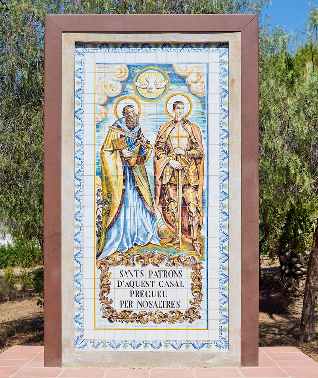 25 Plafó de Sant Bartomeu i Sant Jordi