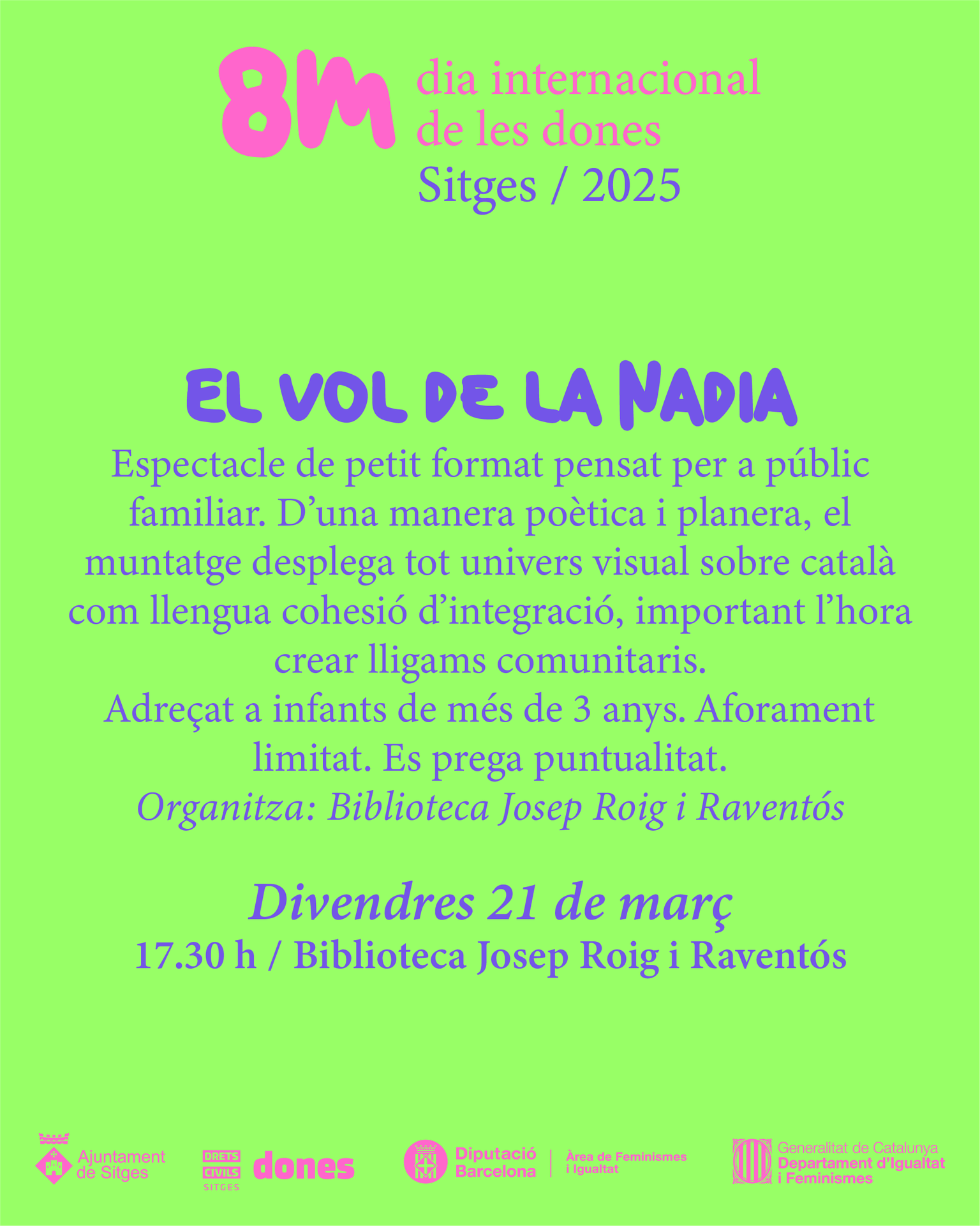 Conta contes: El Vol de la Nadia