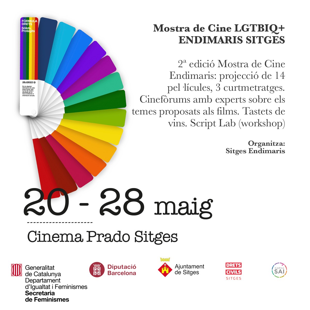 II Mostra de Cinema LGTBIQ+ Endimaris Sitges