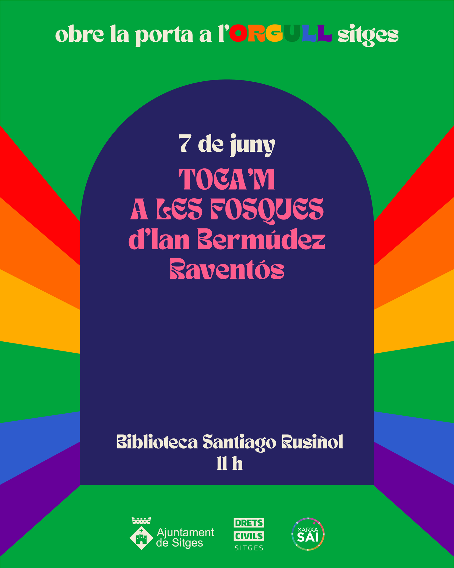 Presentació del Llibre "Toca'm a les Fosques" de Ian Bermúdez Raventós