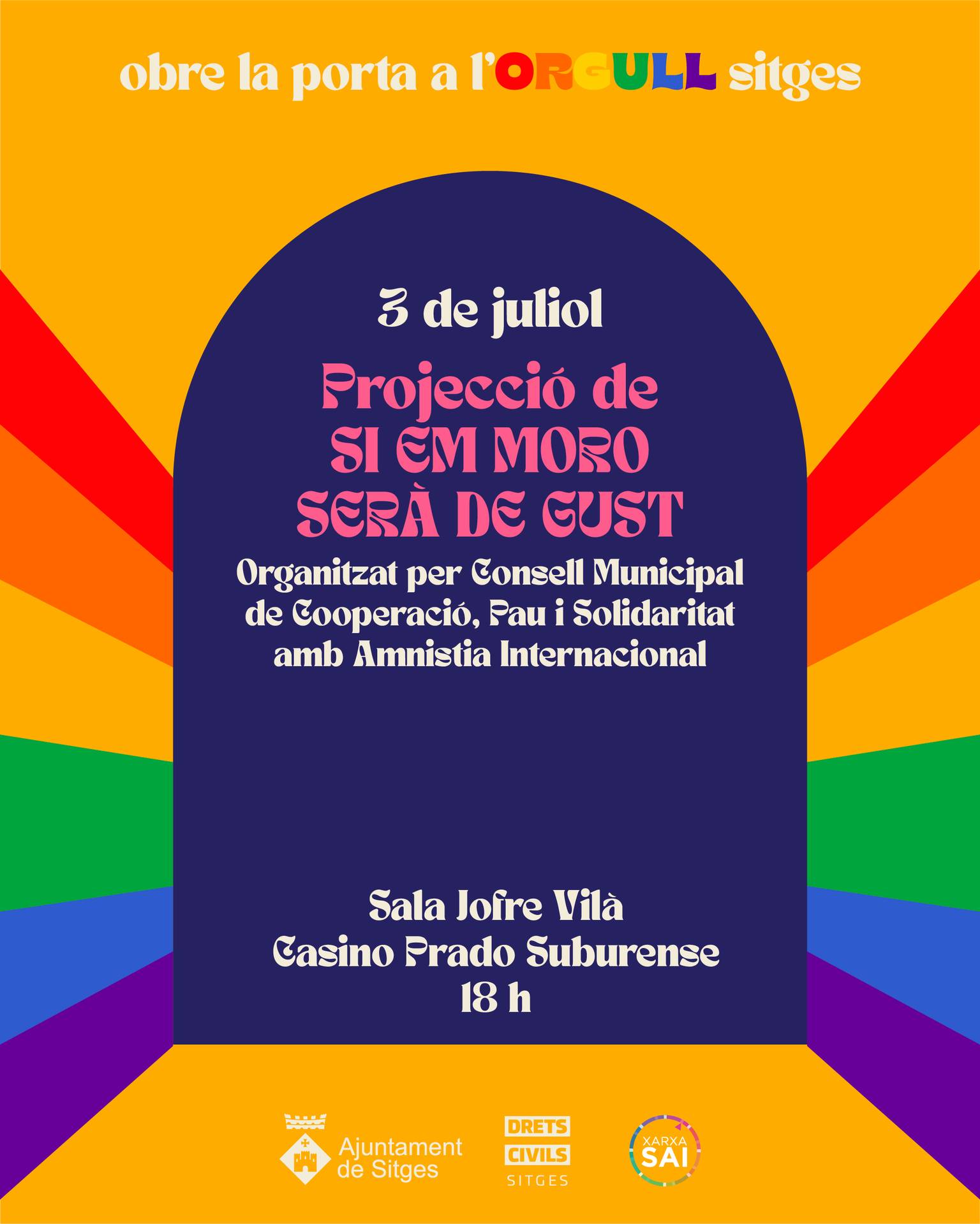 Projecció del documental "Si em moro serà de gust"
