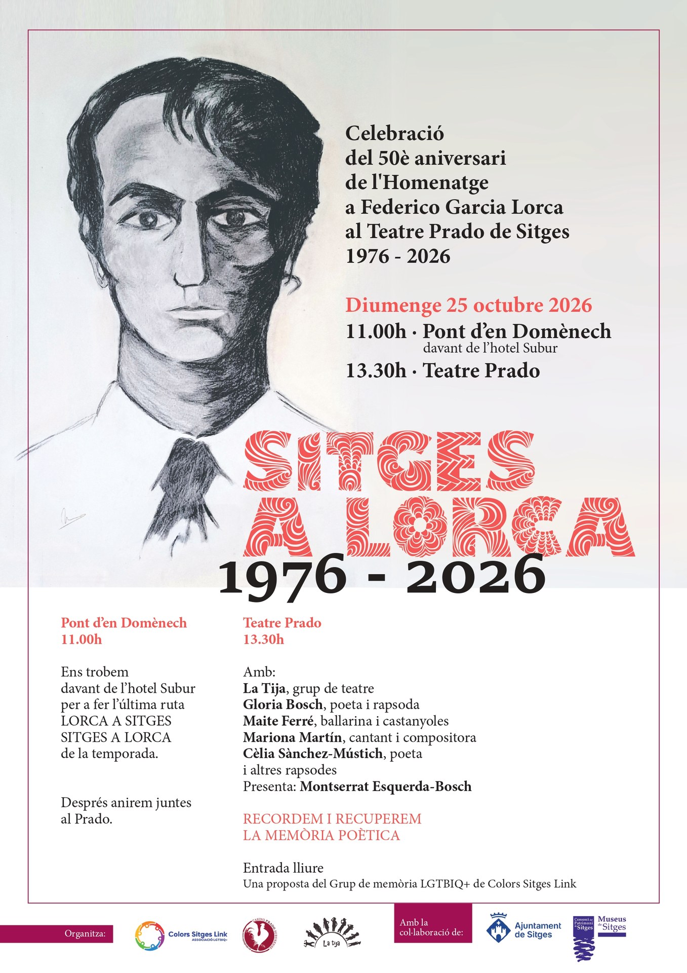 Sitges a Lorca 1976-2026