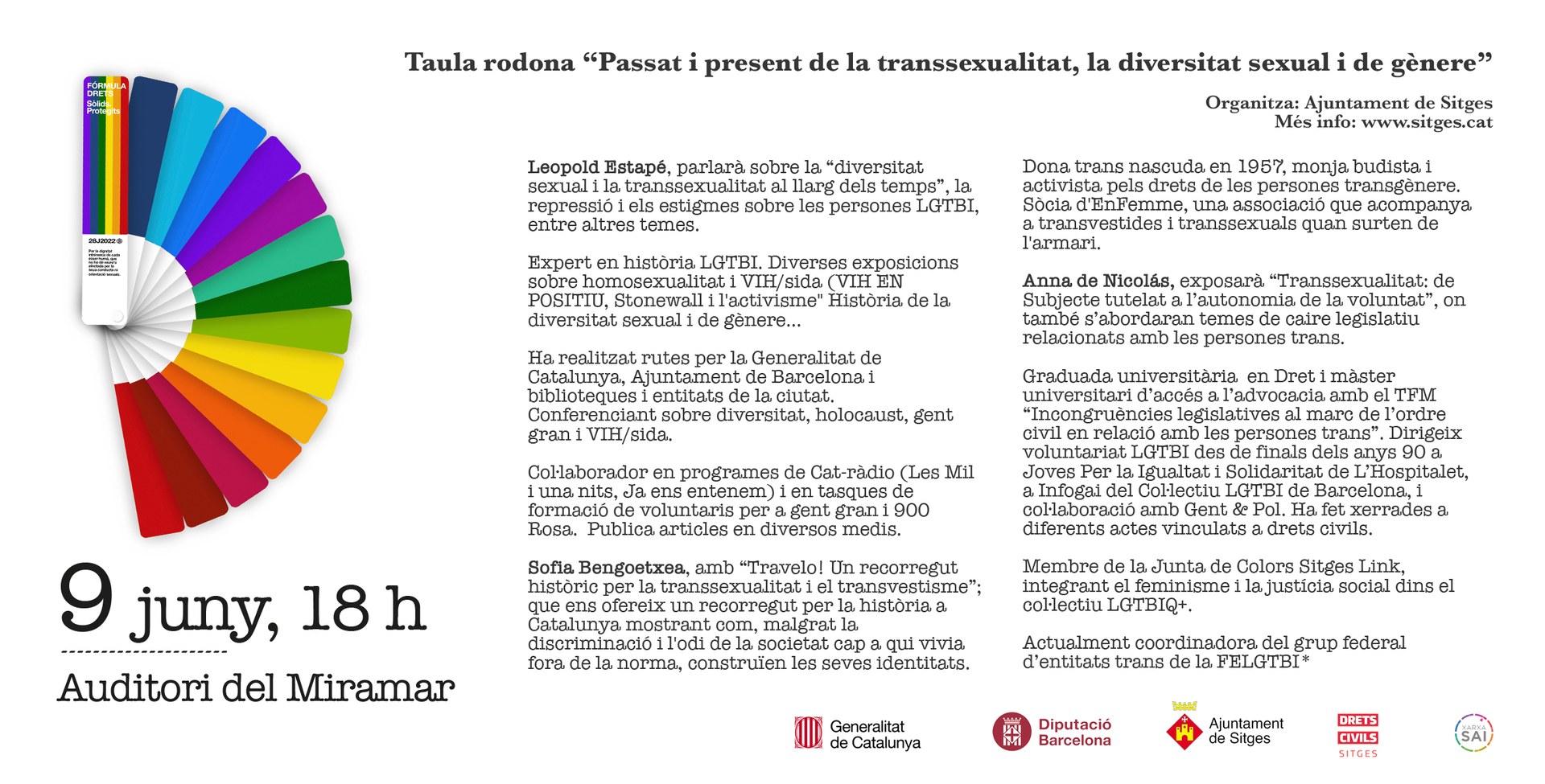 Taula Rodona Passat i Present de la transexualitat, la diversitat sexual i de gènere