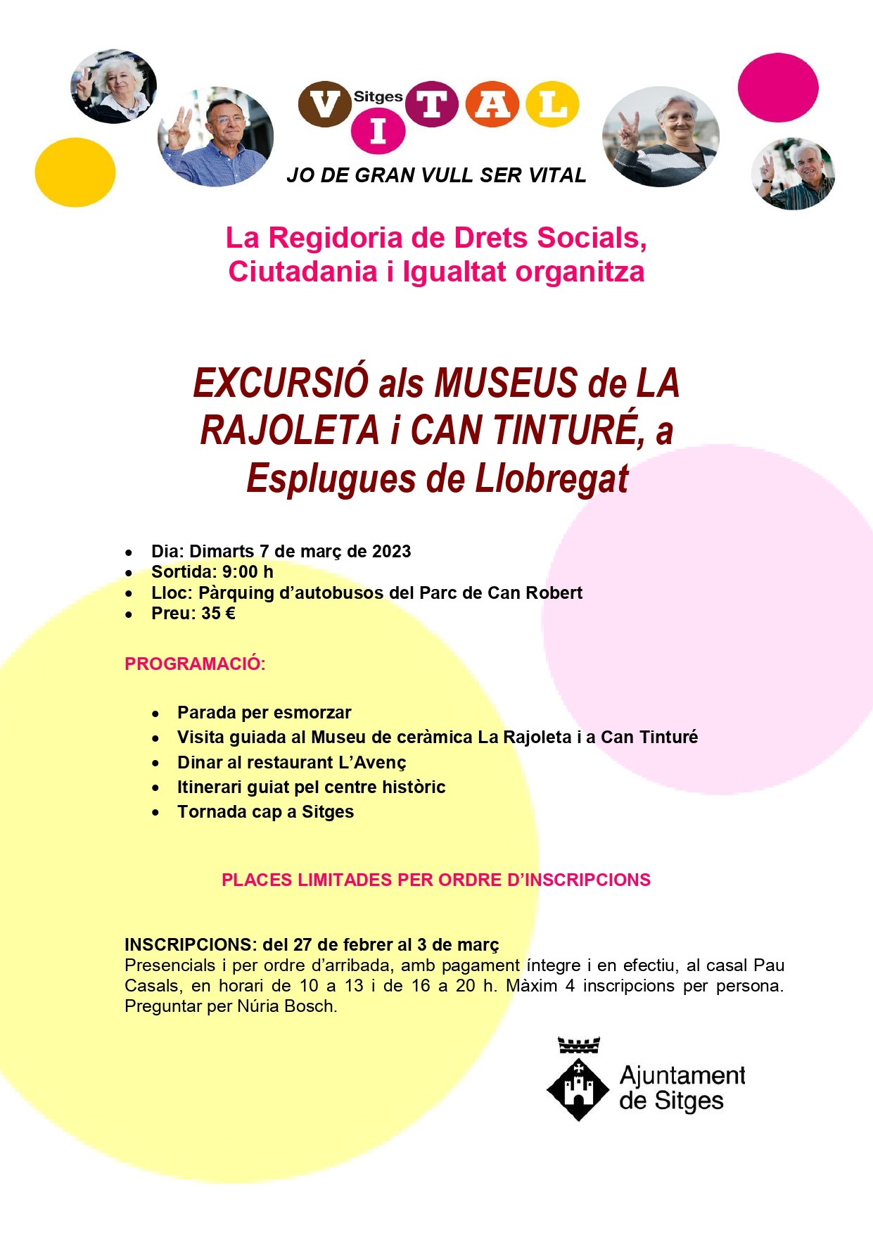 Excursió als museus de La Rajoleta i Can Tinturé