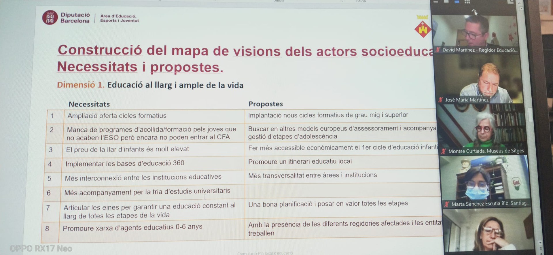 La regidoria d’Educació preveu aprovar el nou Pla Local d’Educació abans de l’estiu