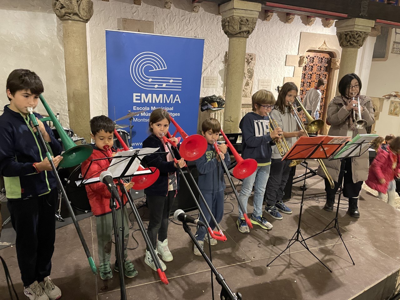 Actuació de l'Escola Municipal de Música al Racó de la Calma