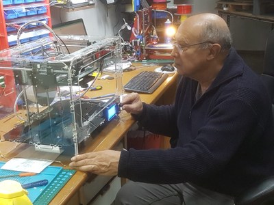 Toni Morató viseres i peces impreses en 3D
