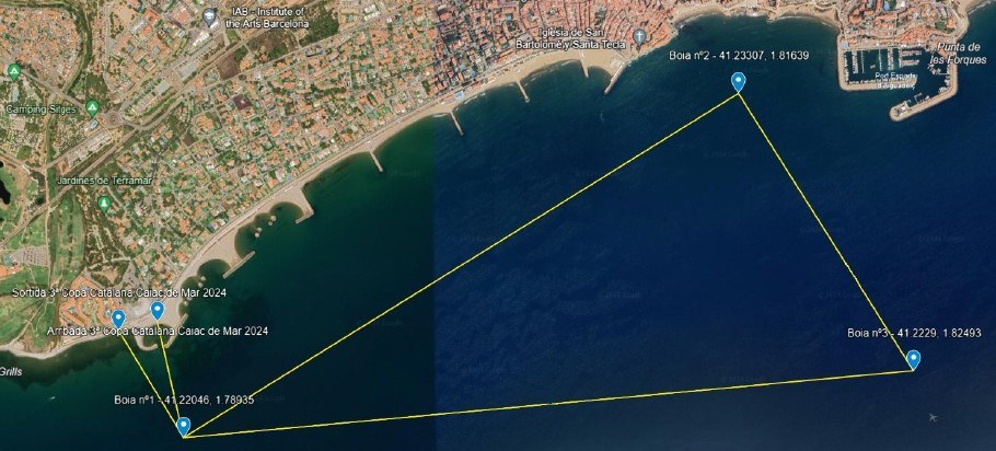 La tercera Copa catalana de caiac de mar es disputa a Sitges aquest dissabte