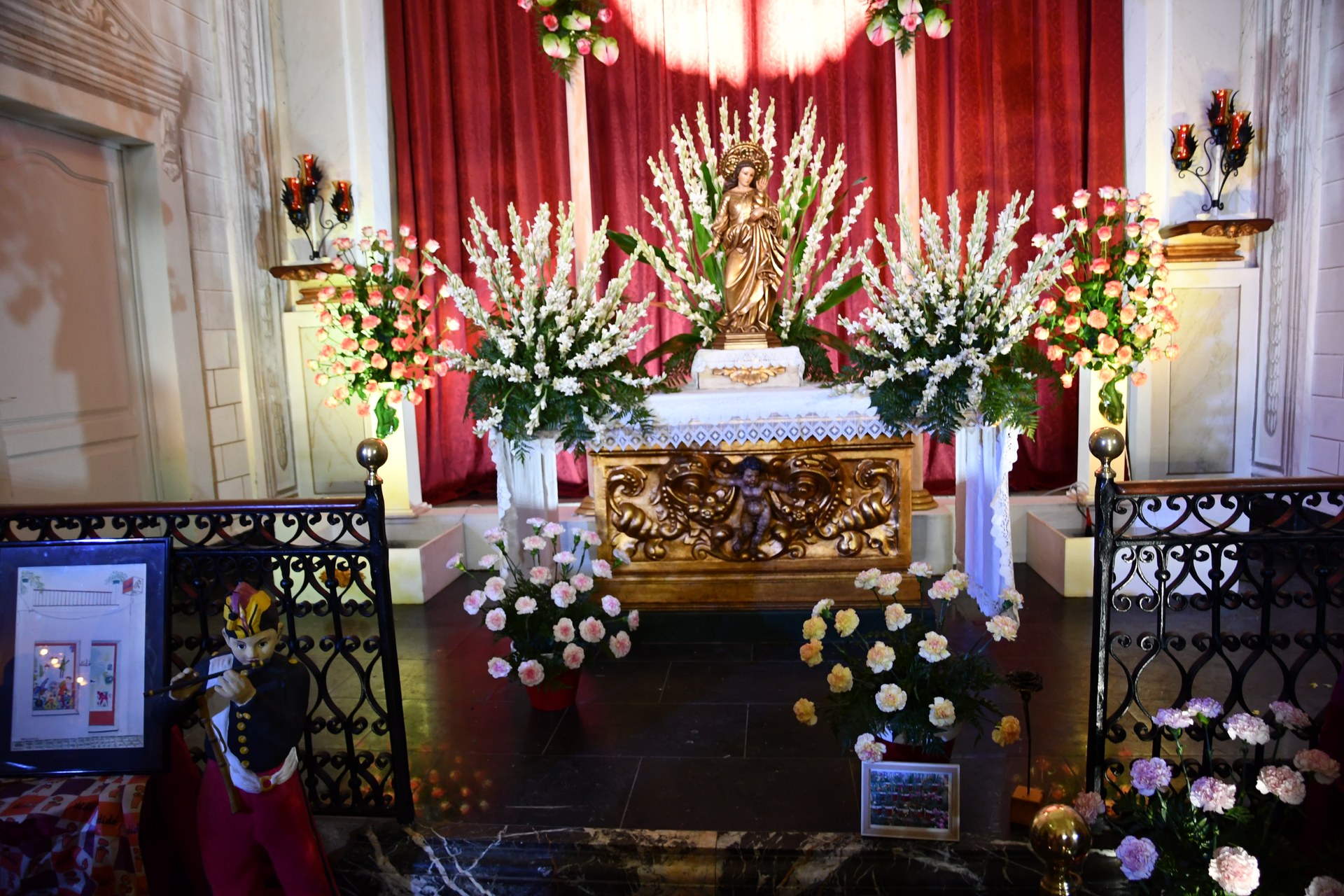 Exposició de la imatge de Santa Tecla