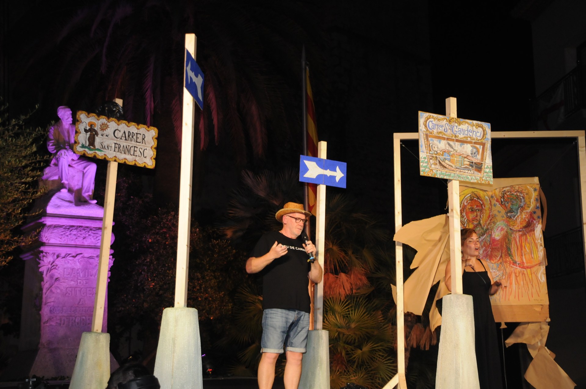 Antoni Vigó ofereix un pregó de Festa Major  sense cap paper, informal, carregat d’emotivitat i humor