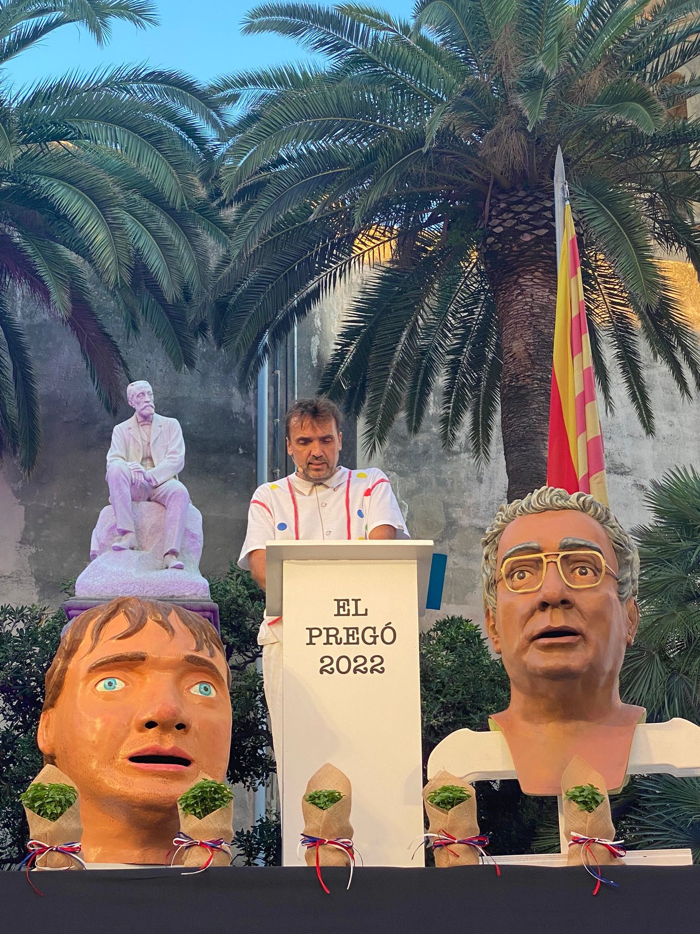 El Pregó musical i emotiu de Jordi Martí i Camps inicia la Festa Major de la recuperació