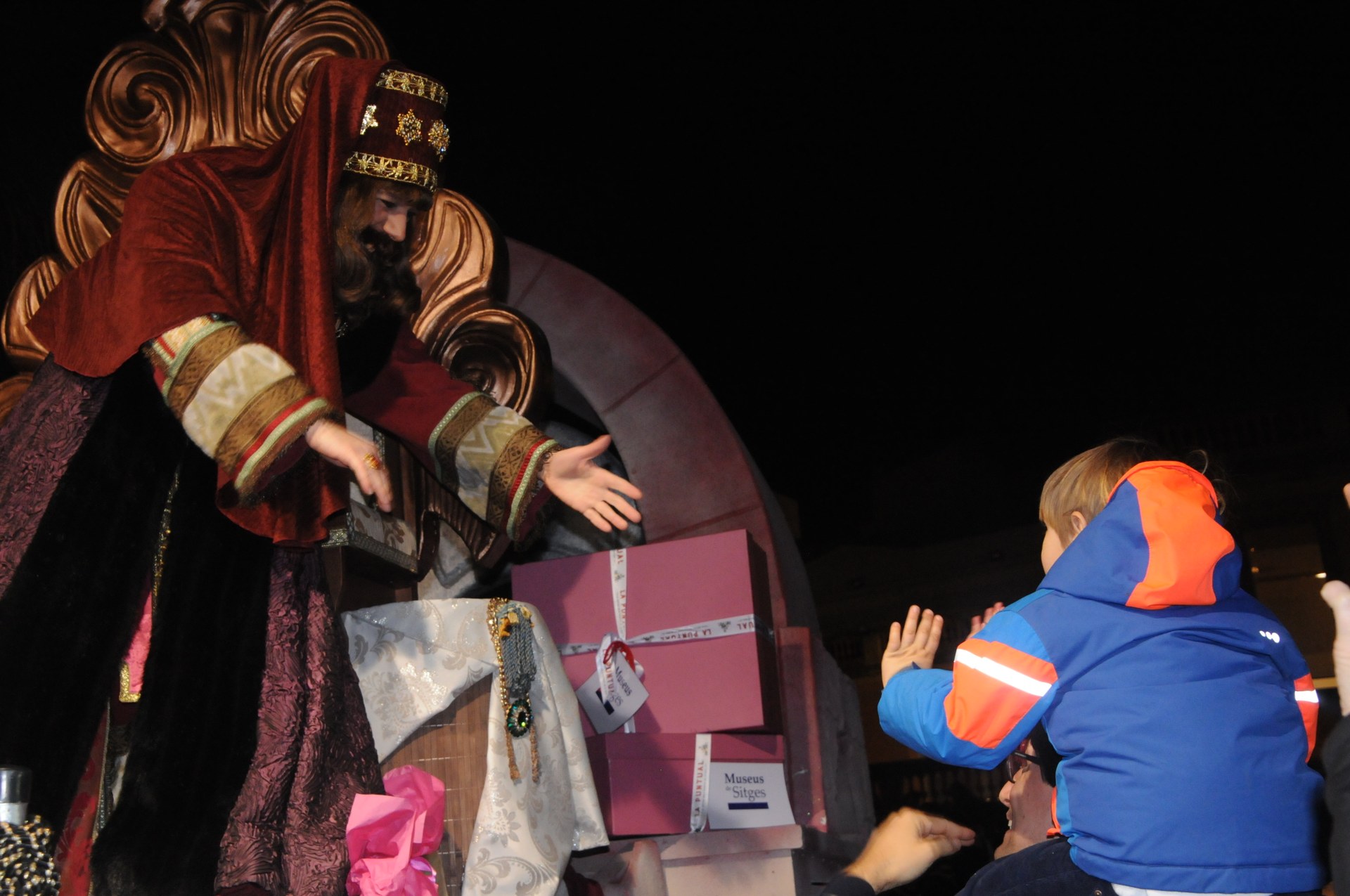 Imatge de la Cavalcada de Reis a Sitges de l'any passat
