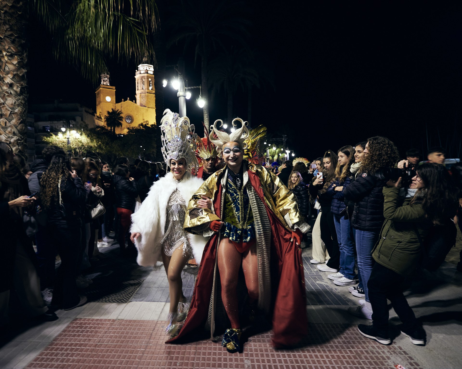 Imatge de Sa Majestat Carnestoltes i la Reina del Carnaval 2022