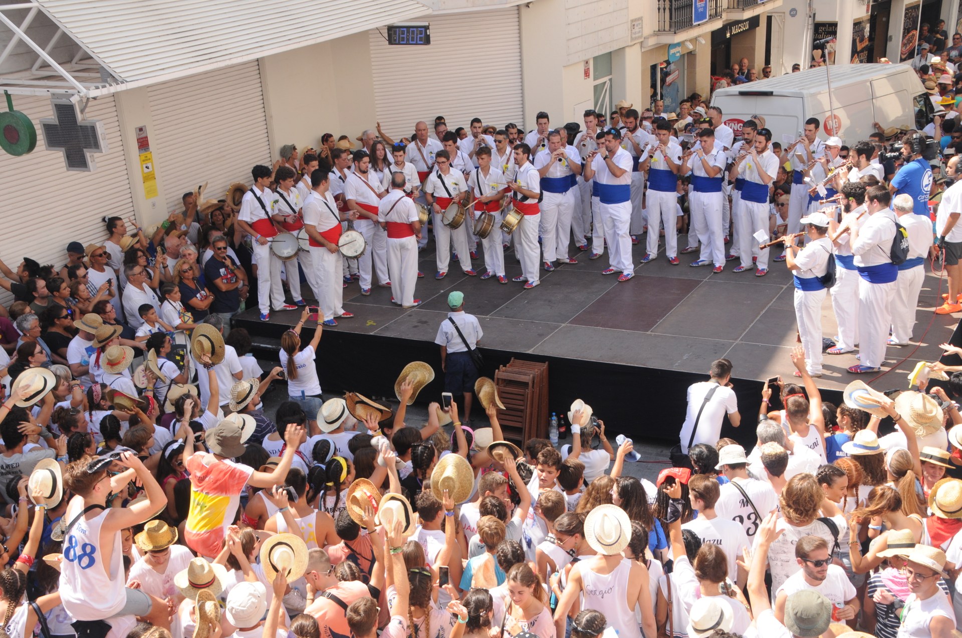 L'entrada de Grallers, el 23 d'agost, és un dels moments que es podrà veure i escoltar en directe a través de Ràdio Maricel i Maricel TV