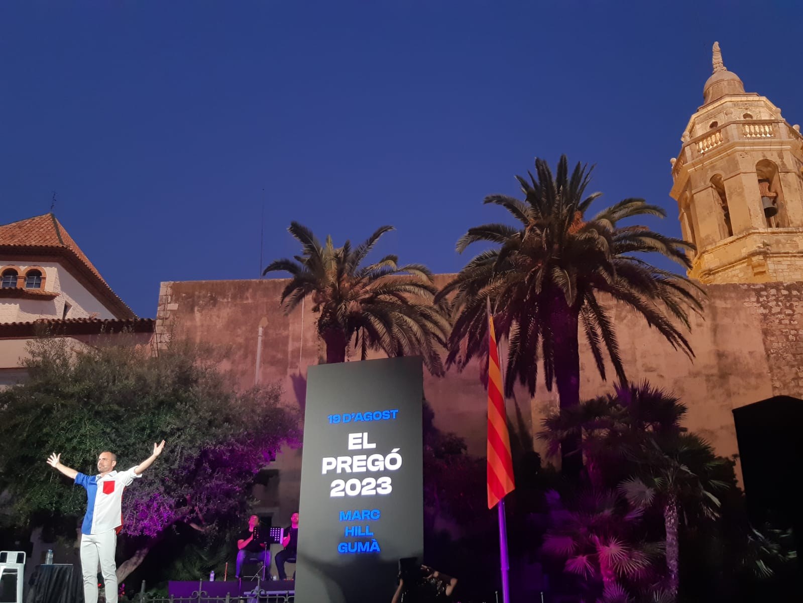 Marc Hill Gumà arrenca la Festa Major amb un pregó ple de records i aportant visions diverses de com es viu Sant Bartomeu
